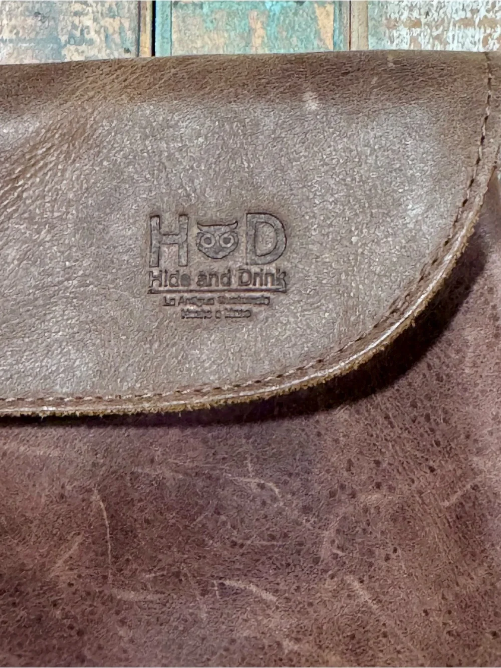Hide & Drink Leather Clutch
